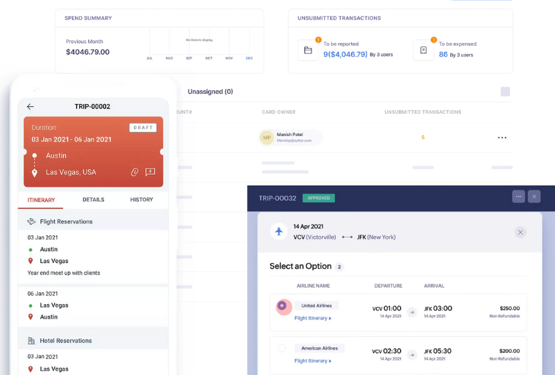 zoho expense webpeak