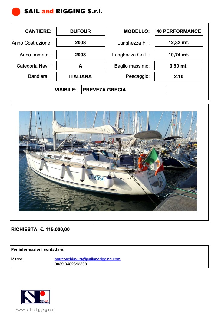 Dufour Performance 40"