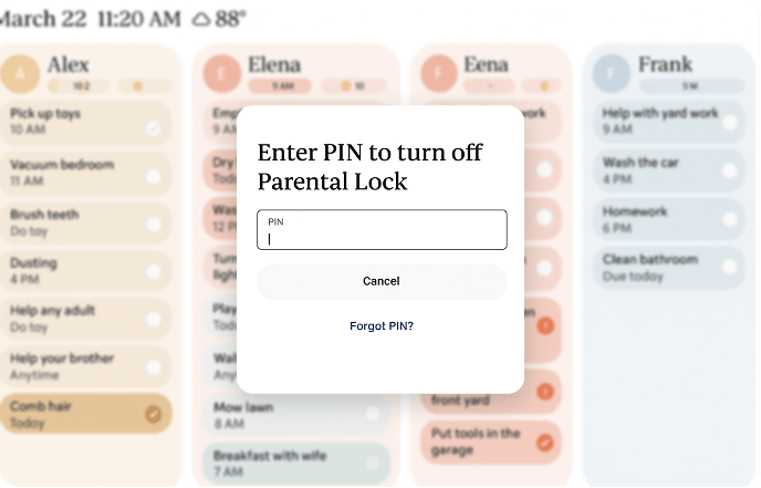 New Family-Focused Features
