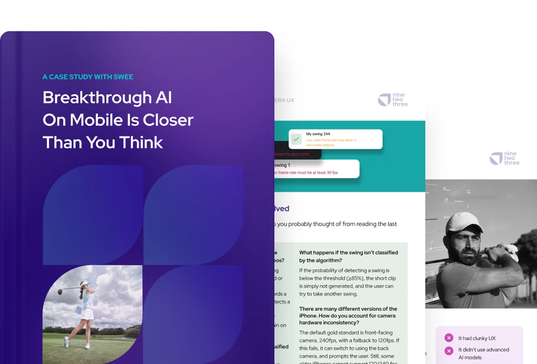 AI in mobile guide pages