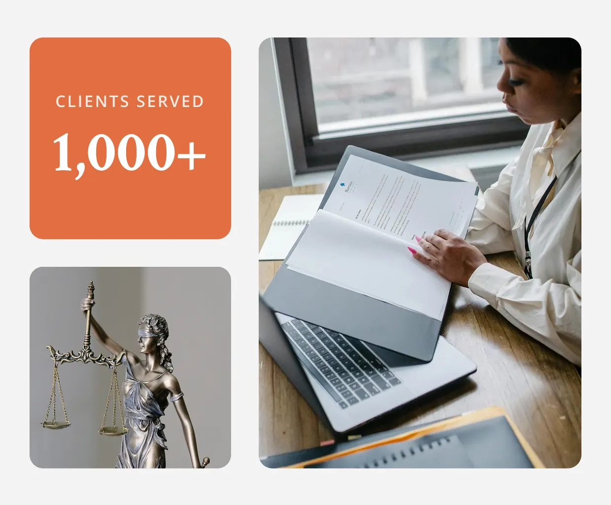 1000+ clients served