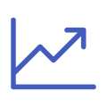 Graph going up icon