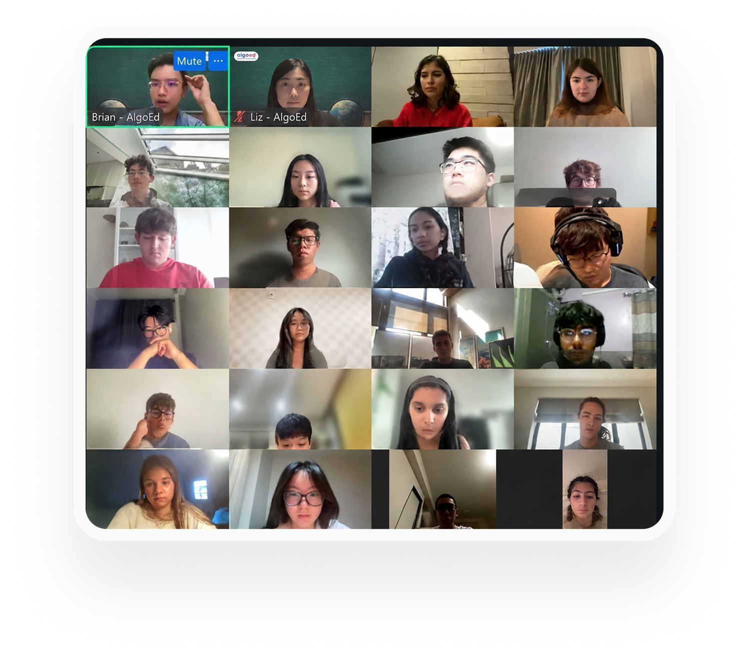 Online mentor session