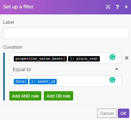 Notion Crypto Tracker | Filter