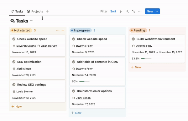 Notion link multiple databases in one view