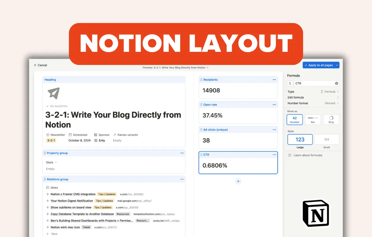 Notion Layout Math Notion Layout | Customize Your Pages & Databases