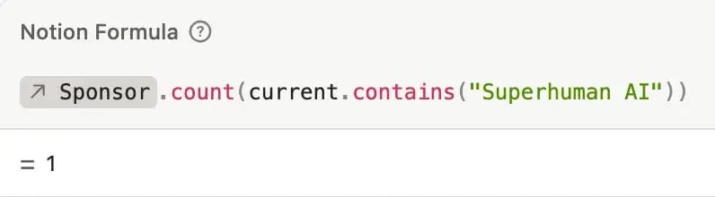 Notion formula count operator