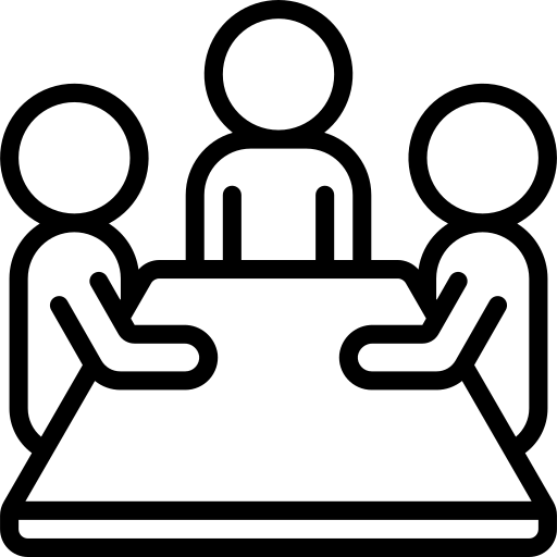 Icono de reunión.