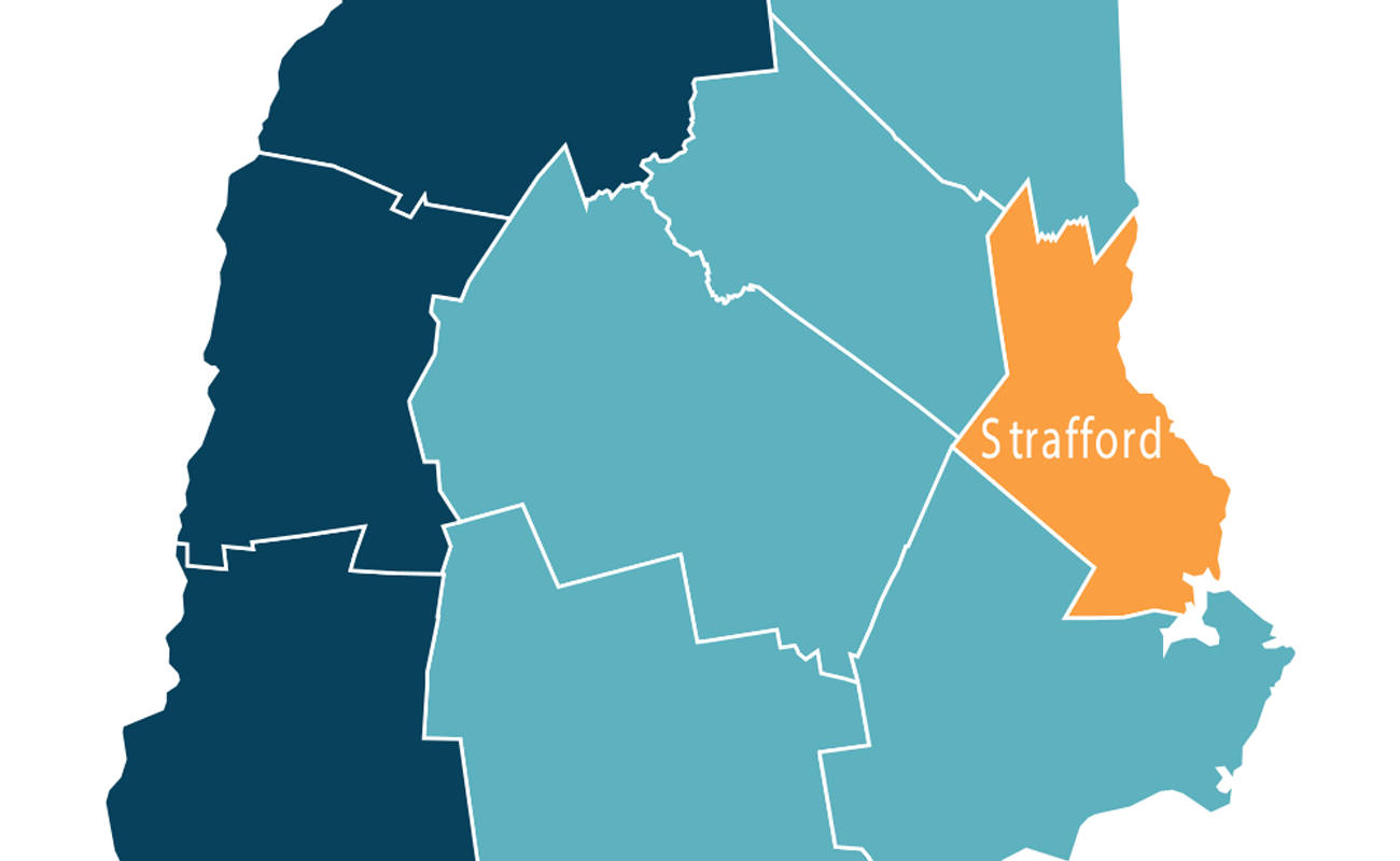 map of strafford county nh