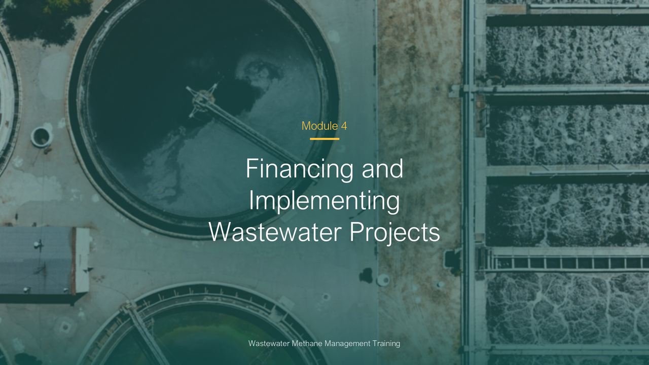 Financing and Implementing Wastewater Projects
