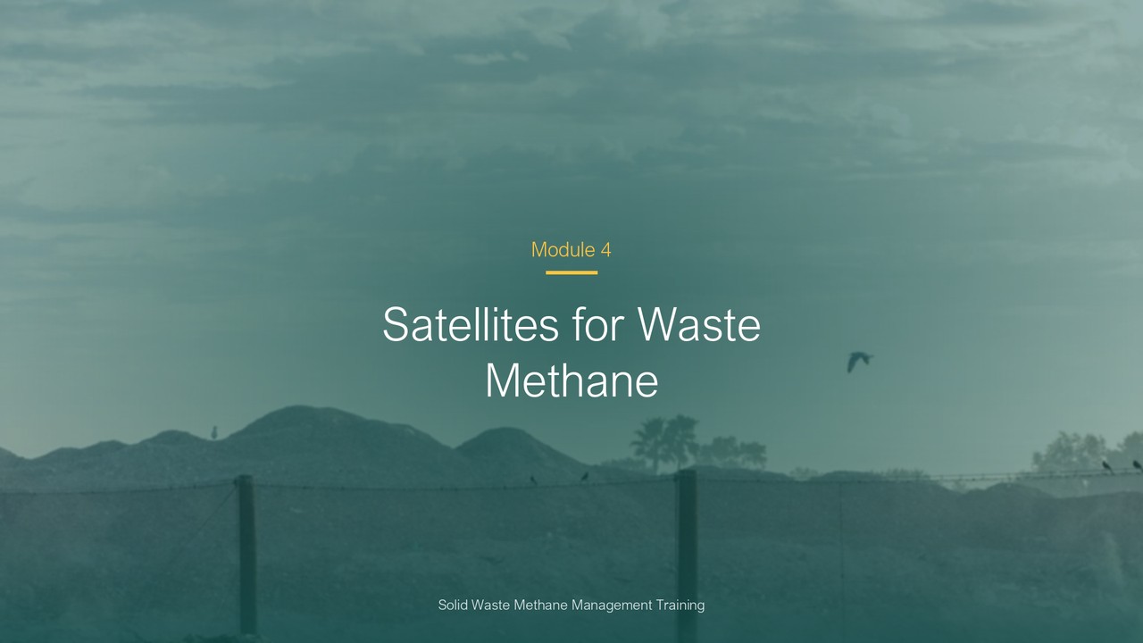 Satellites for Waste Methane