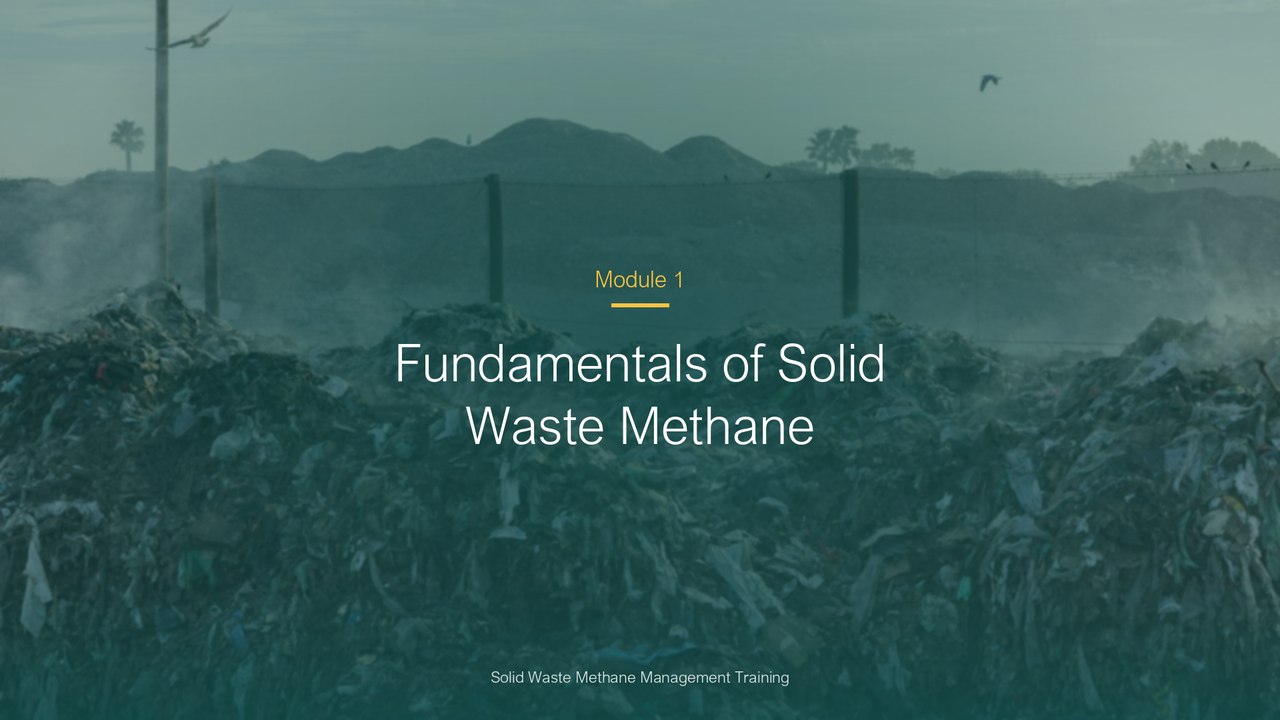 Fundamentals of Solid Waste Methane