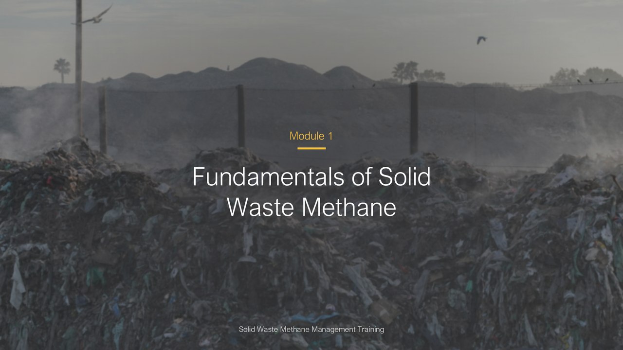 Fundamentals of Solid Waste Methane
