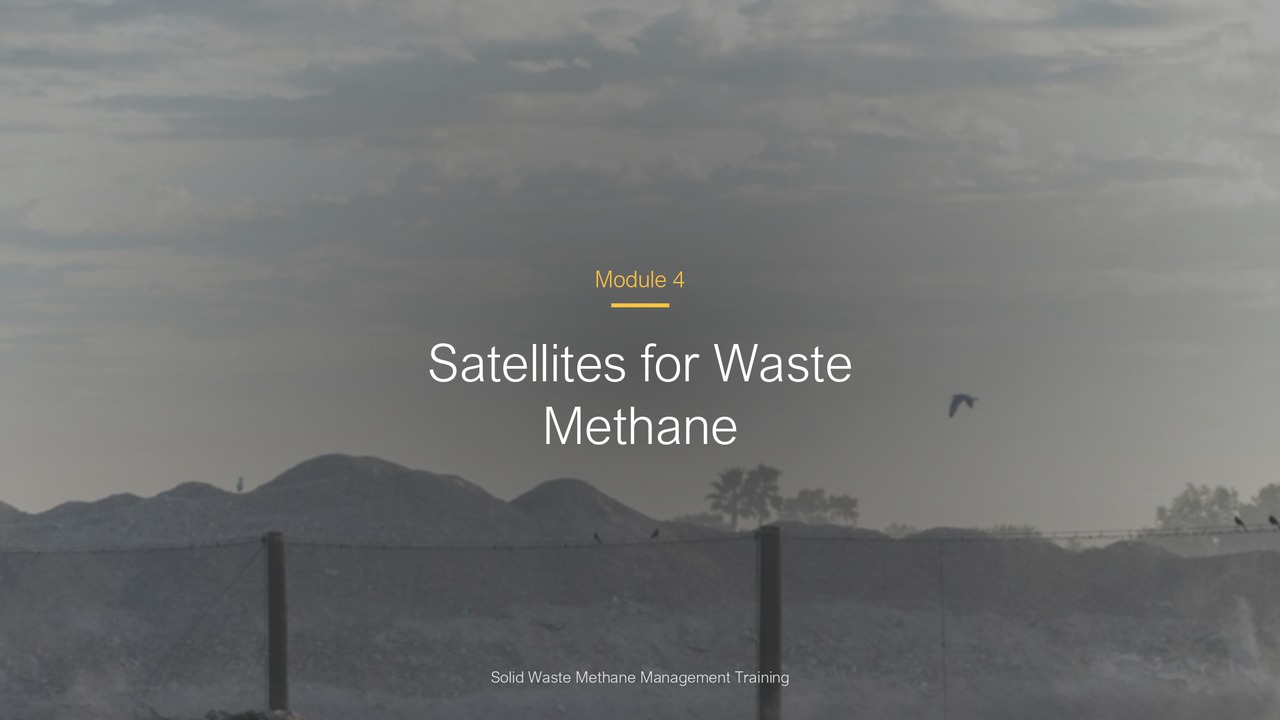 Satellites for Waste Methane