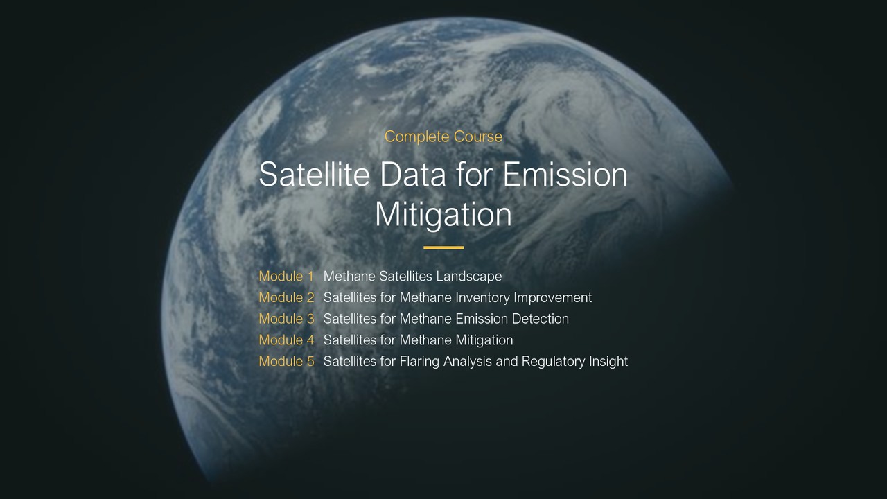 Comprehensive Satellite Data for Emission Mitigation Training