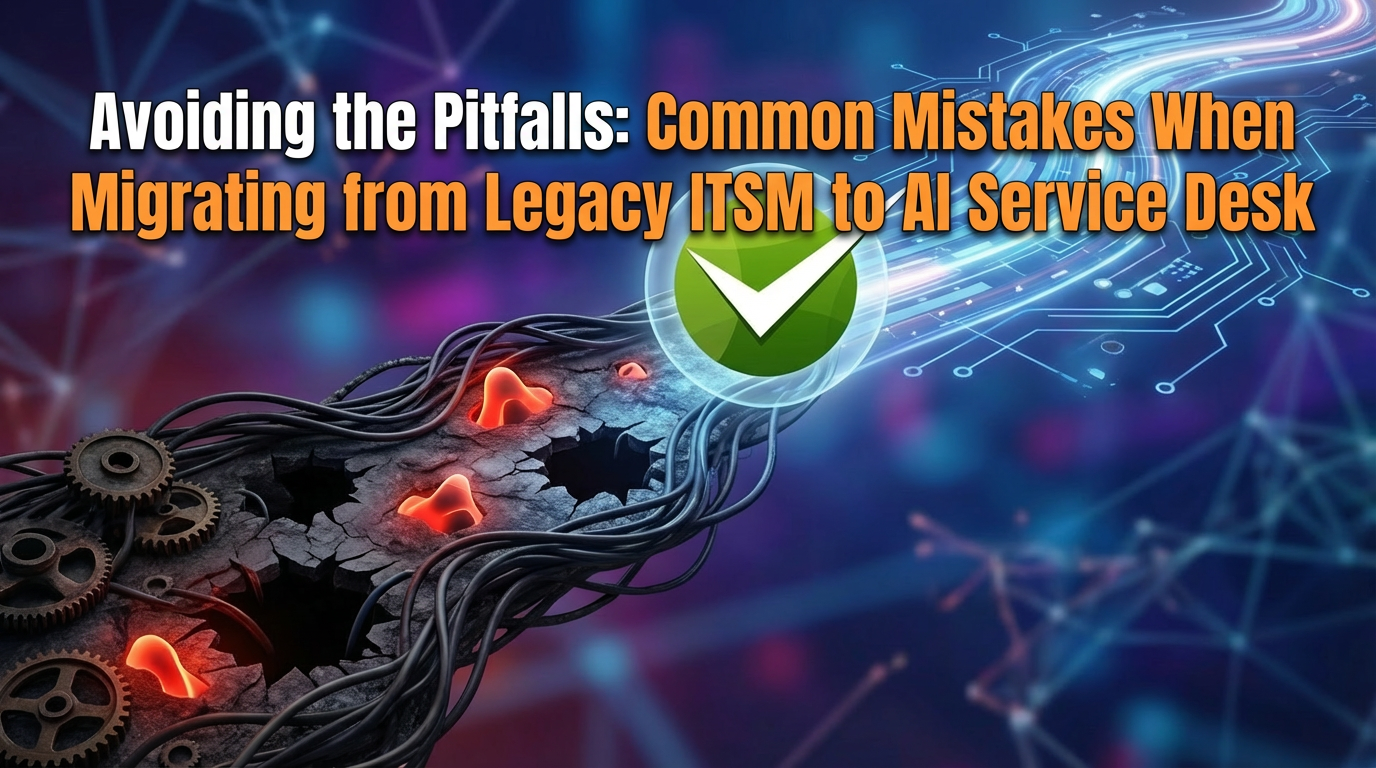 Avoiding the Pitfalls: Common Mistakes When Migrating from Legacy ITSM to AI Service Desk 