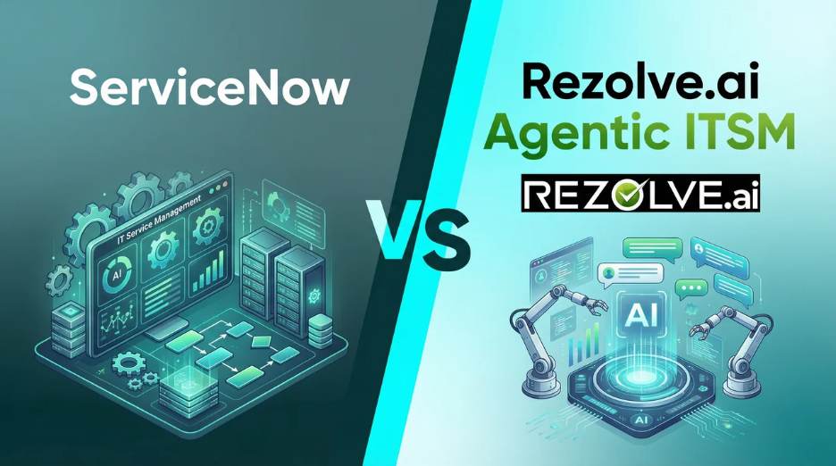 ServiceNow vs Rezolve.ai Agentic ITSM - Key Considerations 