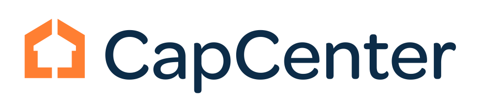 CapCenter Mortgage Logo, a mortgage lender in Richmond, VA specializing in Zero Closing Cost mortgages.