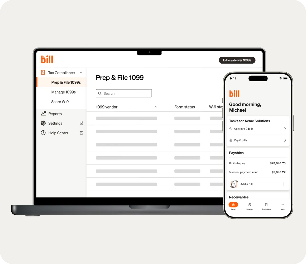 BILL 1099 product