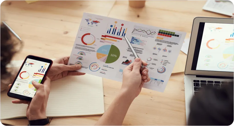 keyfeatures phot of book and phone