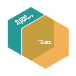 PublishAnywhere and Buzz logos