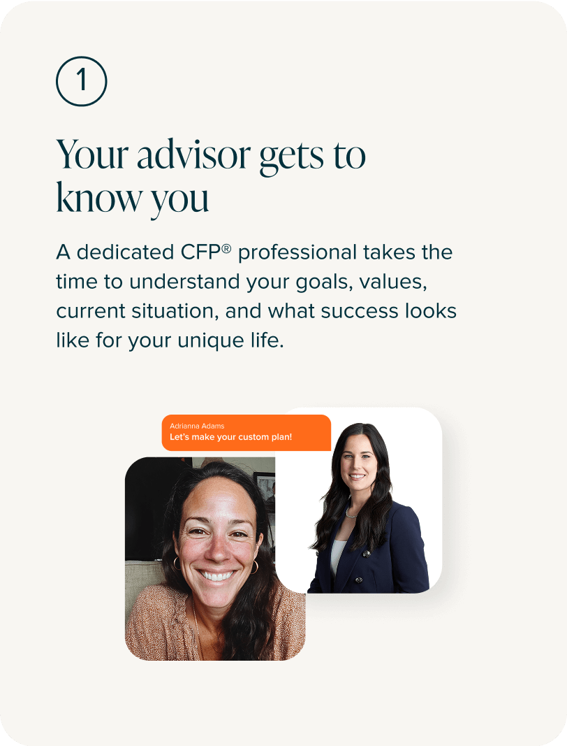Step 1 Advisor gets to know you
