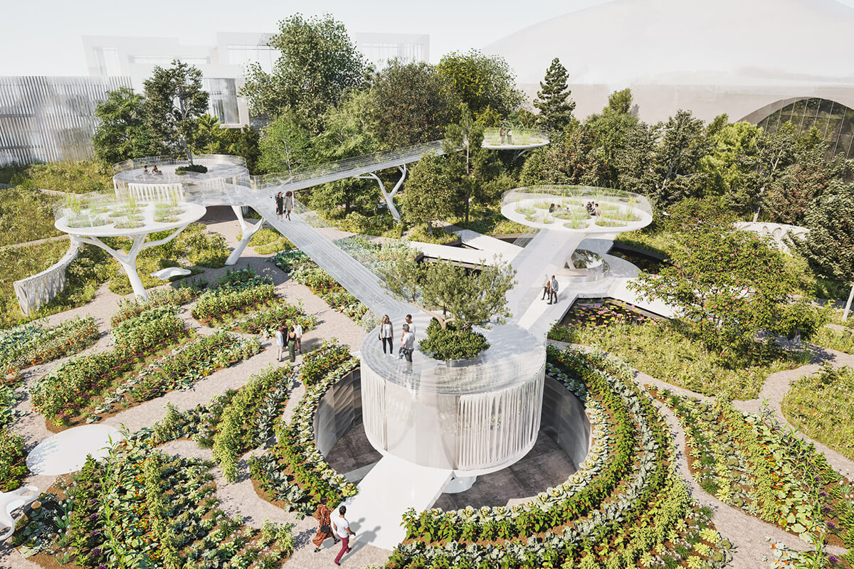 Harry Holding's Future Food & Medicine Garden Design Published in British Library's Gardens of the Future