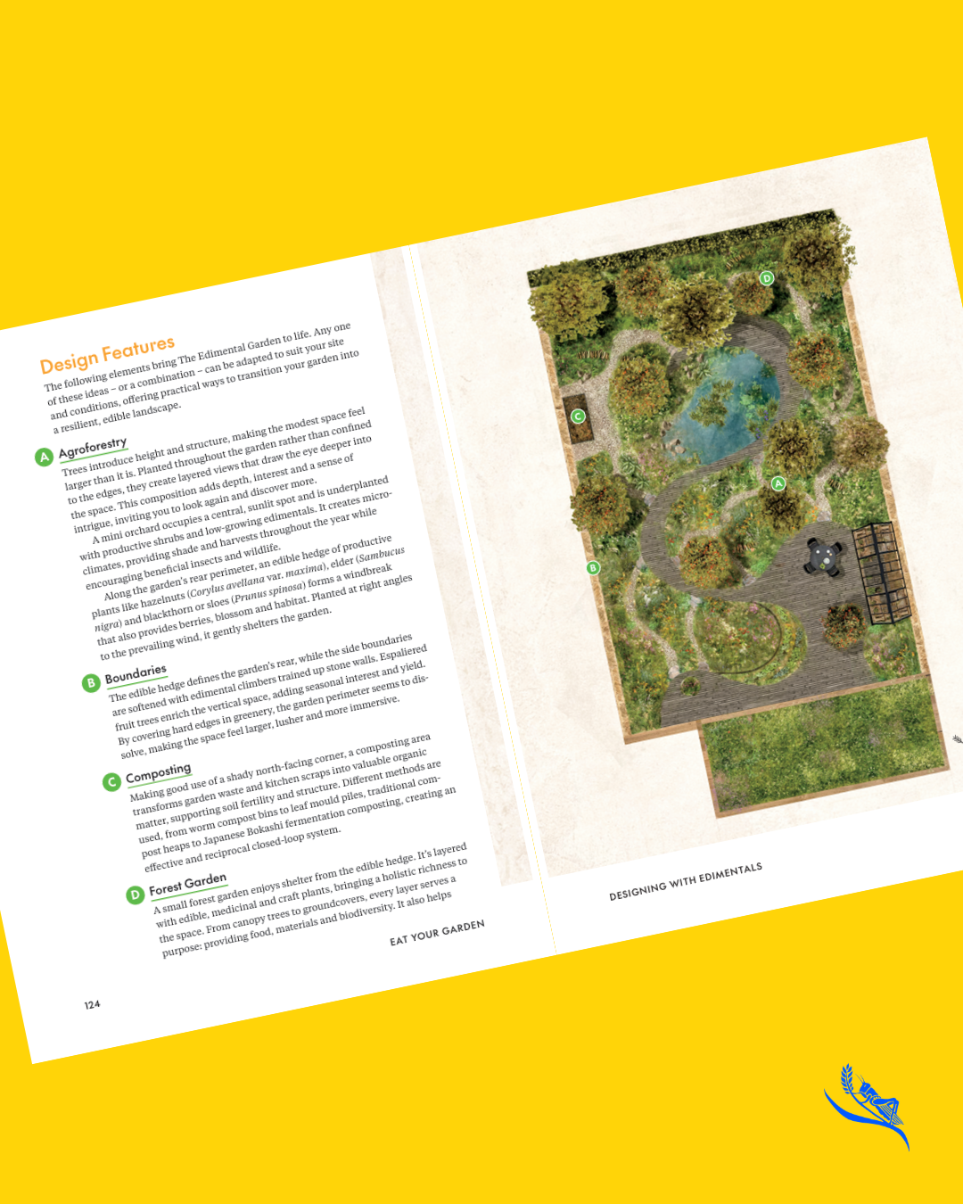 Spread from Eat Your Garden by Harry Holding