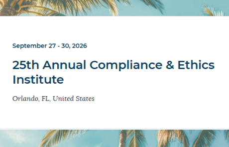 25th Annual Compliance & Ethics Institute