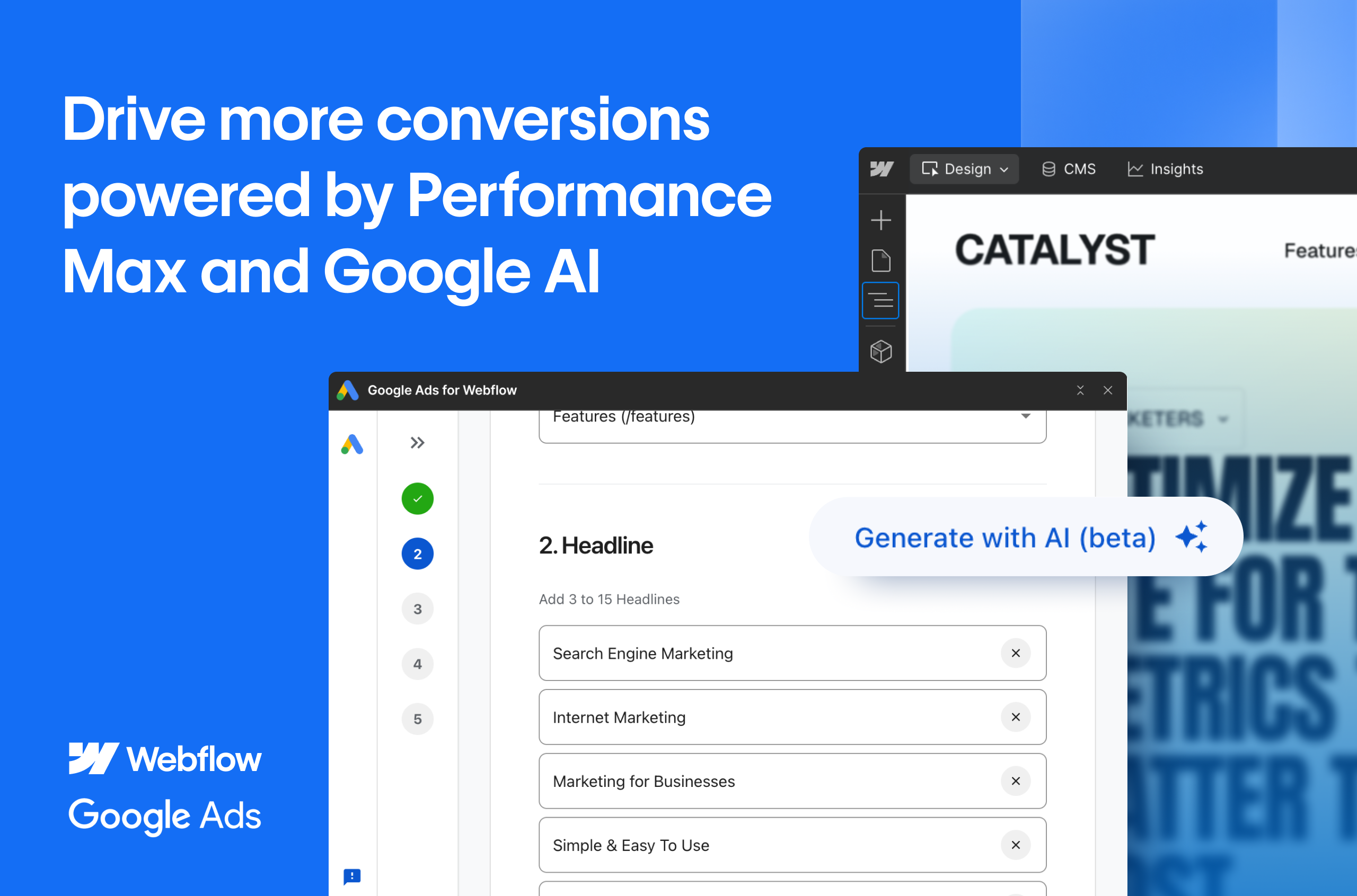Drive more conversions powered by Performance Max and Google AI