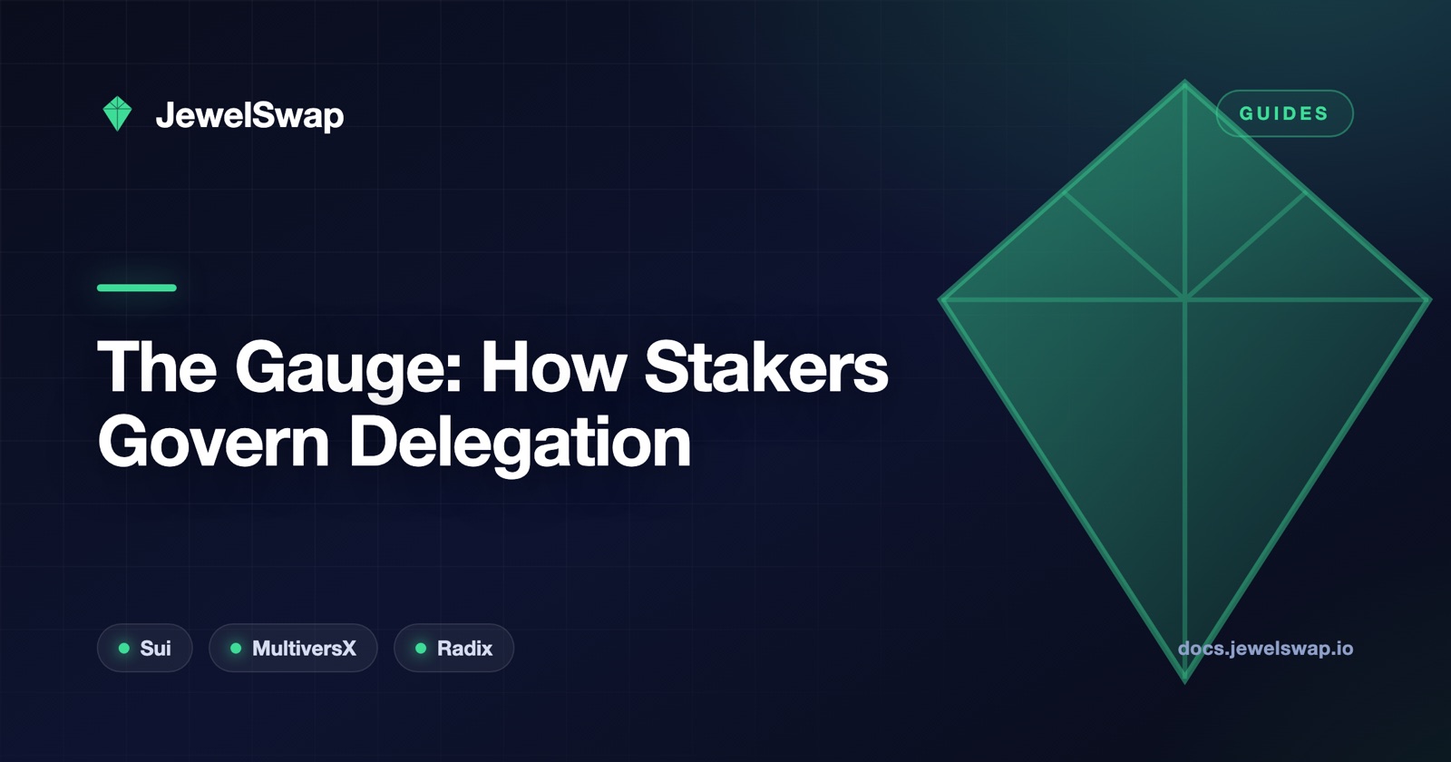 The JewelSwap Gauge: How Stakers Govern Validator Delegation