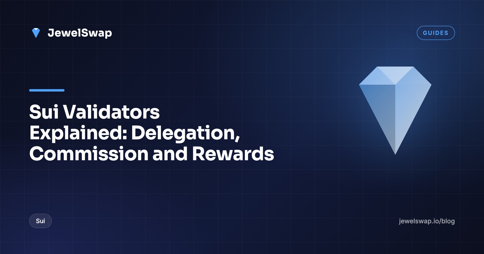 Sui Validators Explained: Delegation, Commission and Rewards