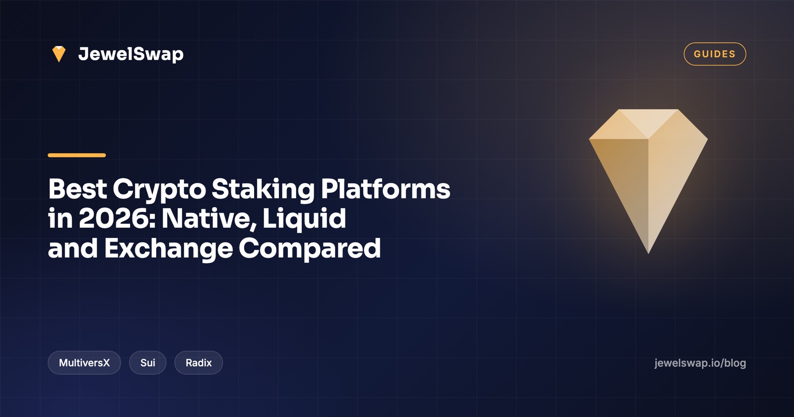 Best Crypto Staking Platforms in 2026: Native, Liquid and Exchange Staking Compared