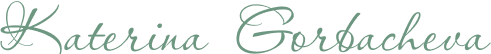 Katerina Gorbacheva green logo