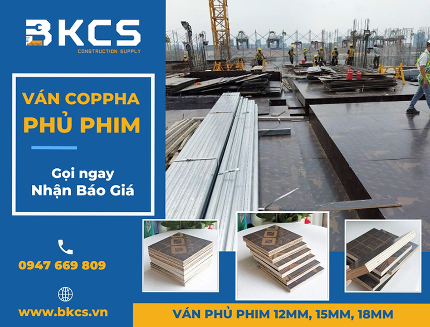 Ván Ép Cốp Pha Phủ Phim BKCS.VN
