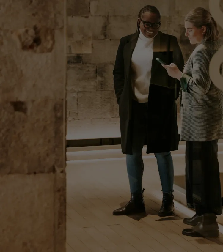A woman's hand on the sea background