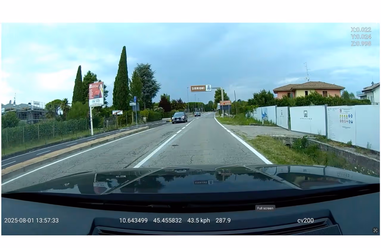 mO Roadlense Aufnahme in Aktion