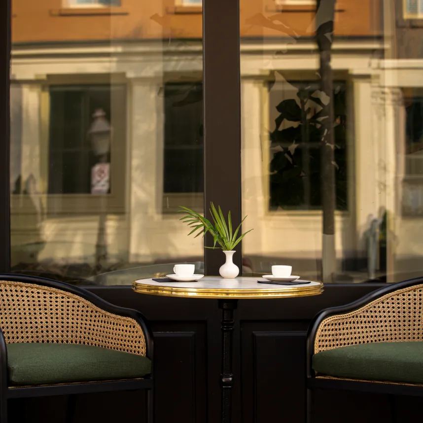 Outside table photo