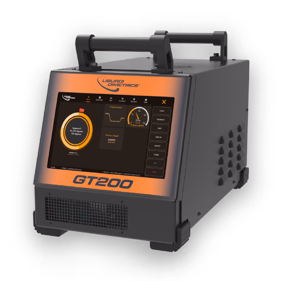 Image of a GT200 welding power supply from Liburdi Dimetrics