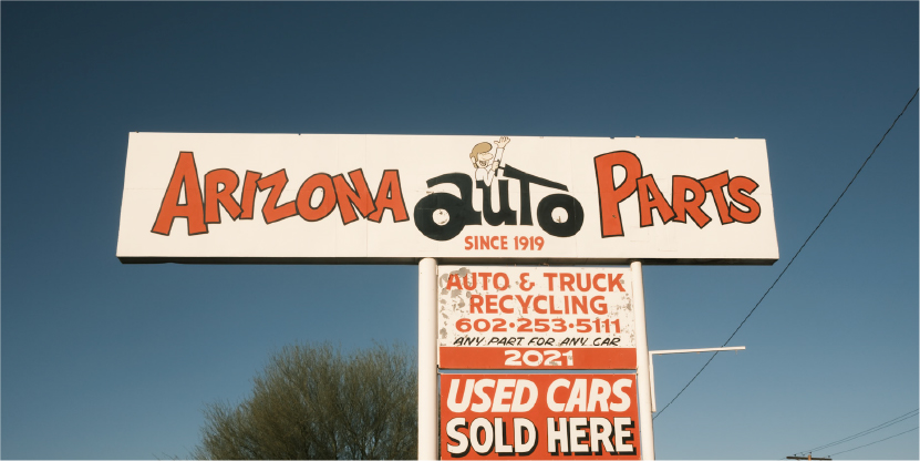 Arizona Auto Parts sign