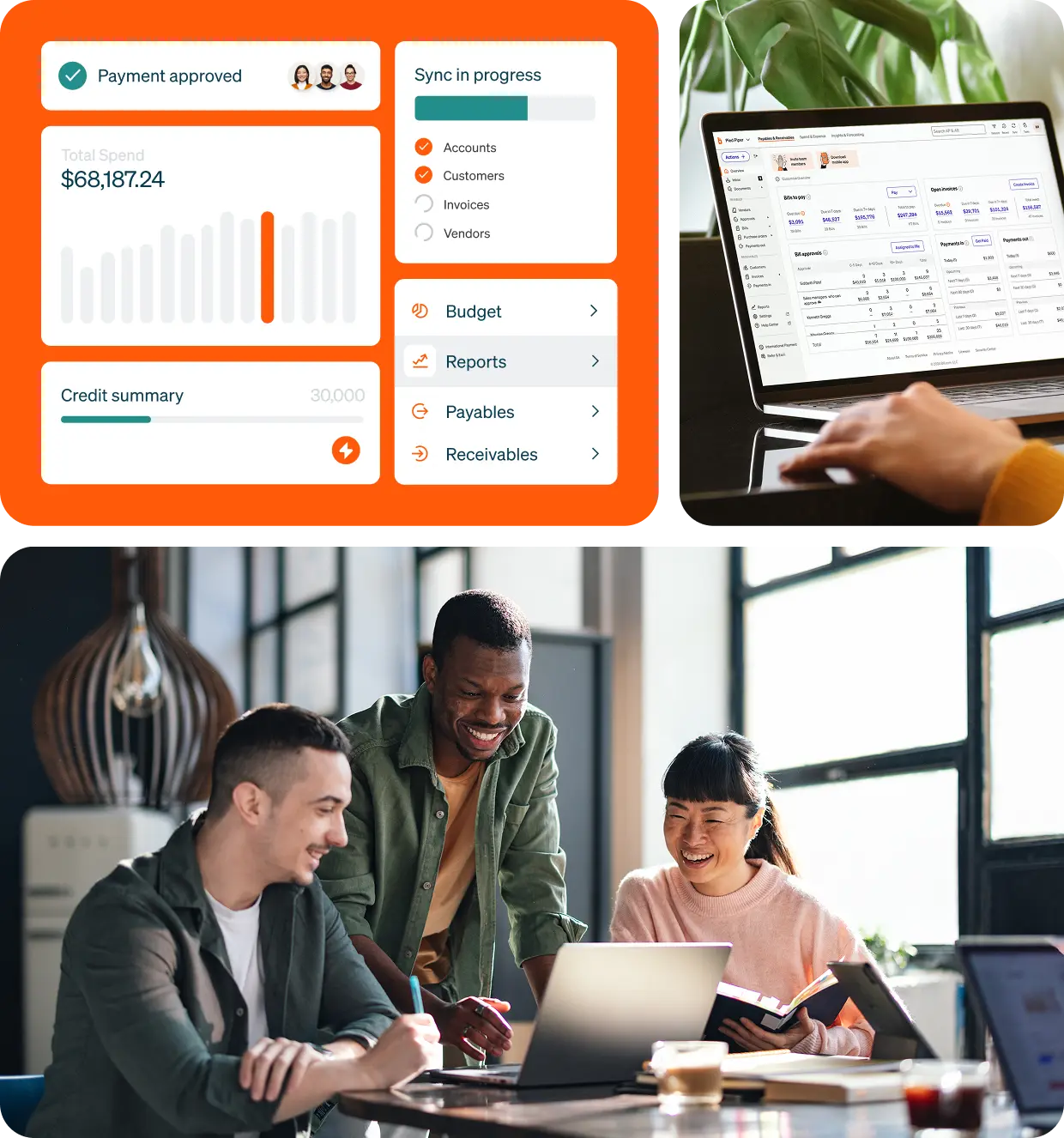 Business owners and finance professionals streamlining financial operations with BILL.