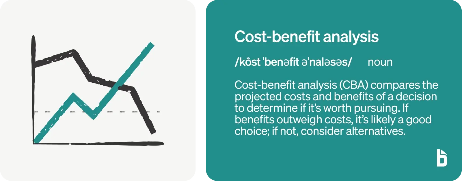 What is a cost-benefit analysis?