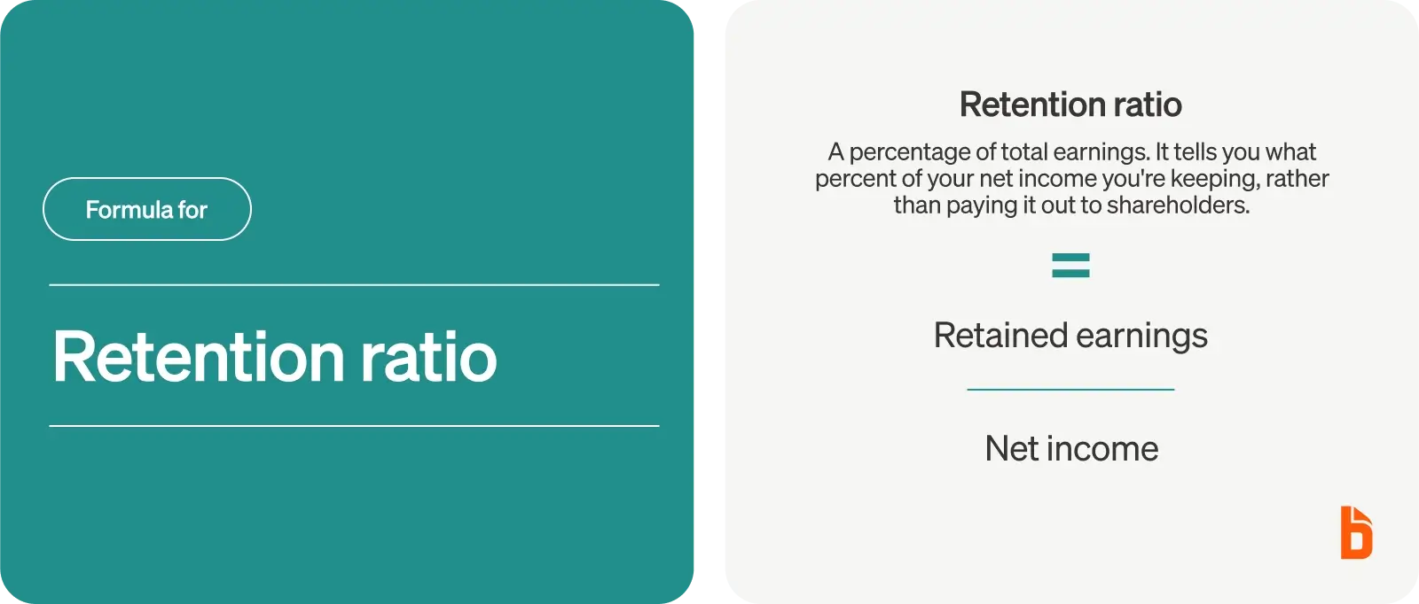 Retention ratio formula