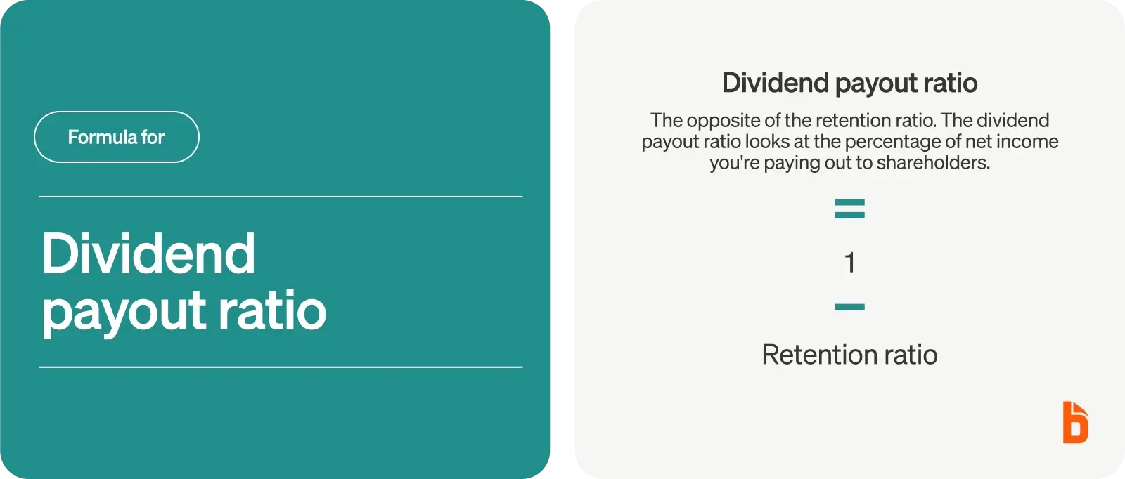 Dividend payout ratio