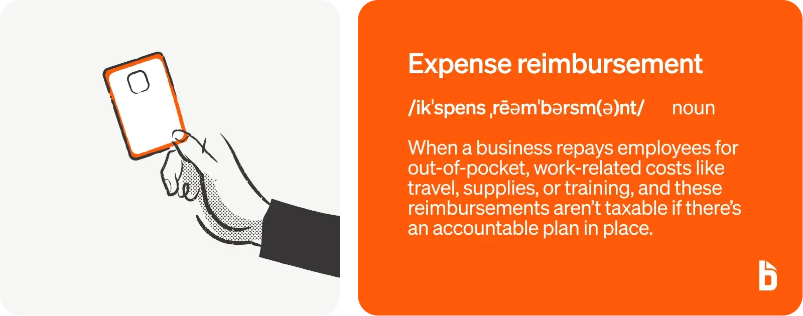 What is expense reimbursement?