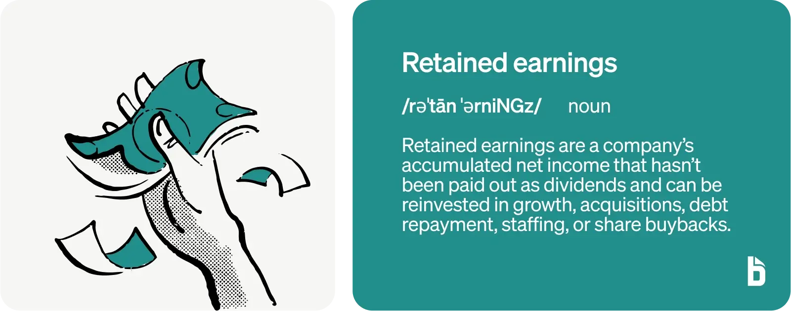 What are retained earnings?