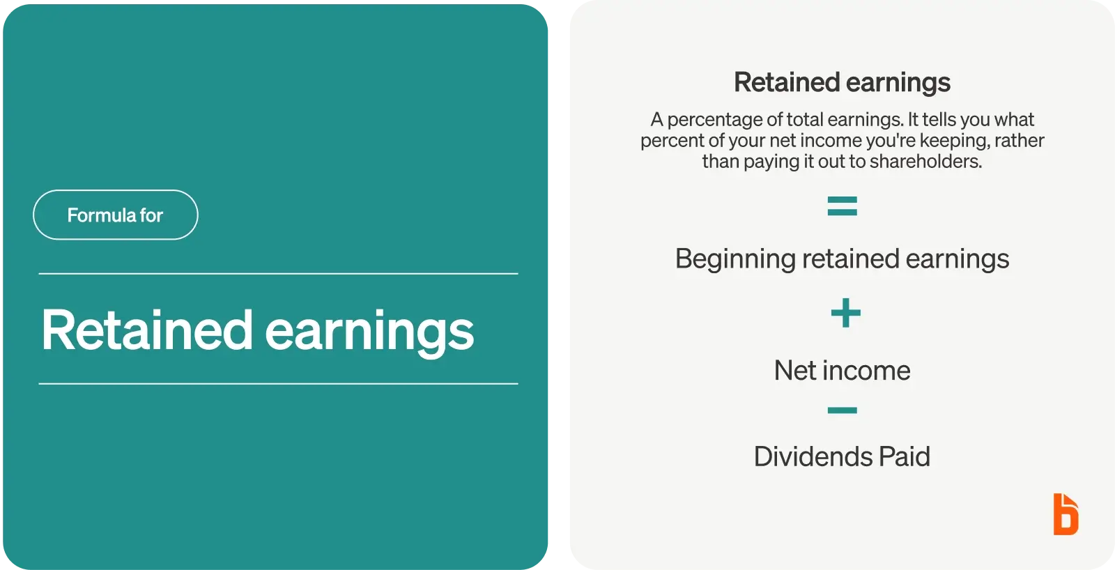 Retained earnings formula