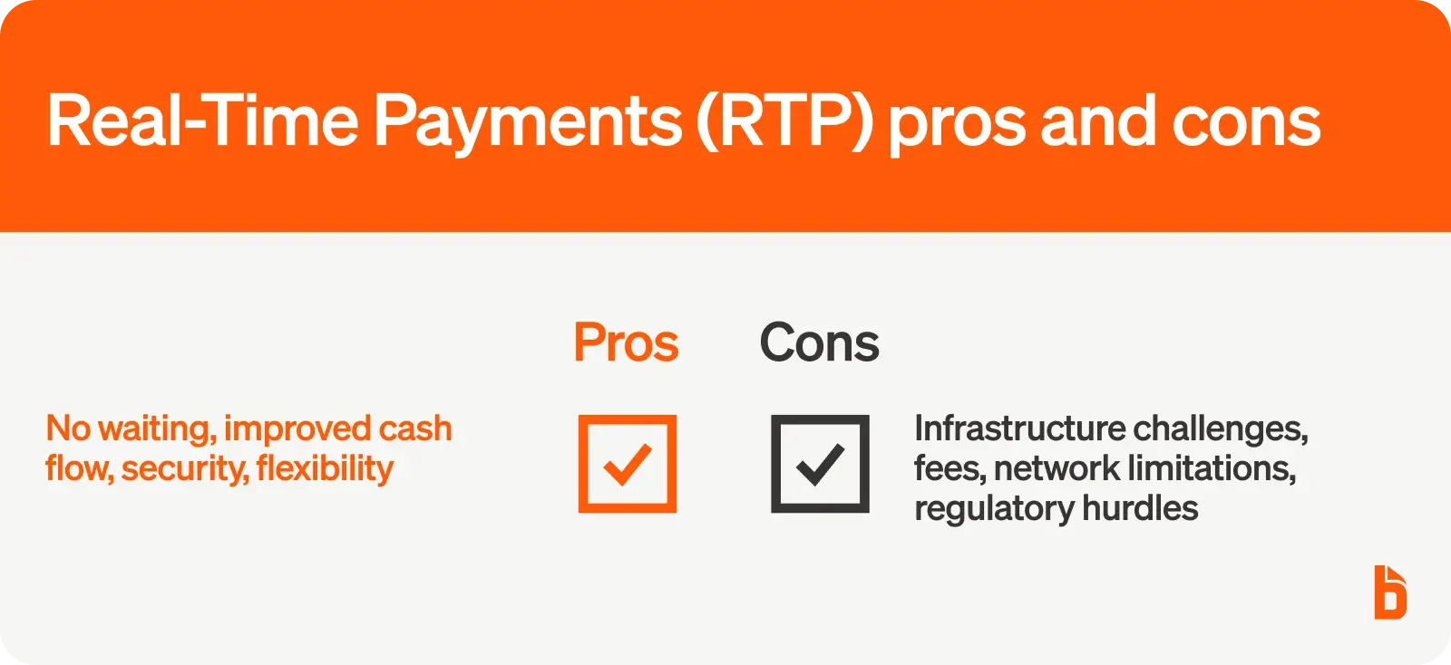 Real-time payments pros and cons