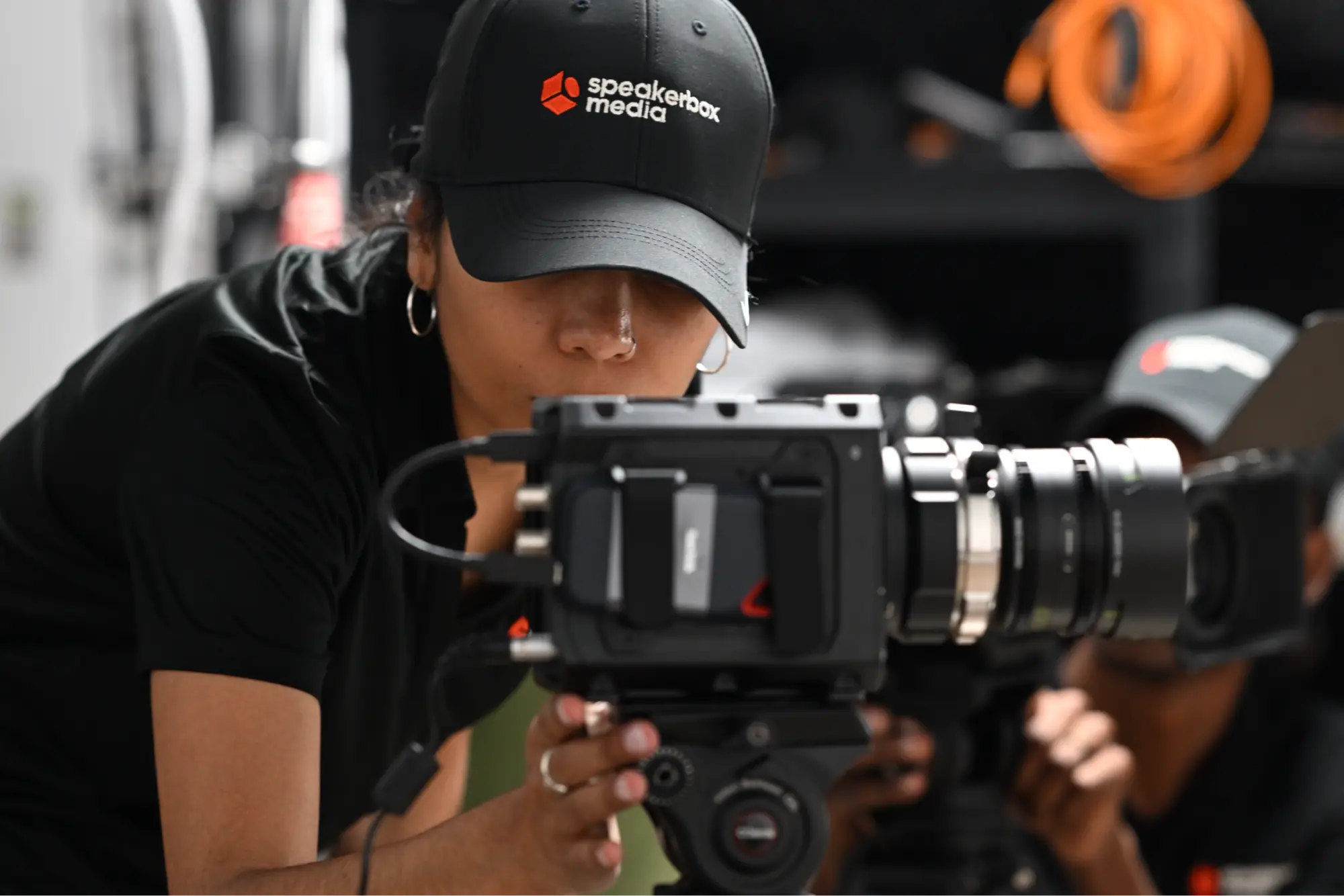 Speakerbox Media camerawoman