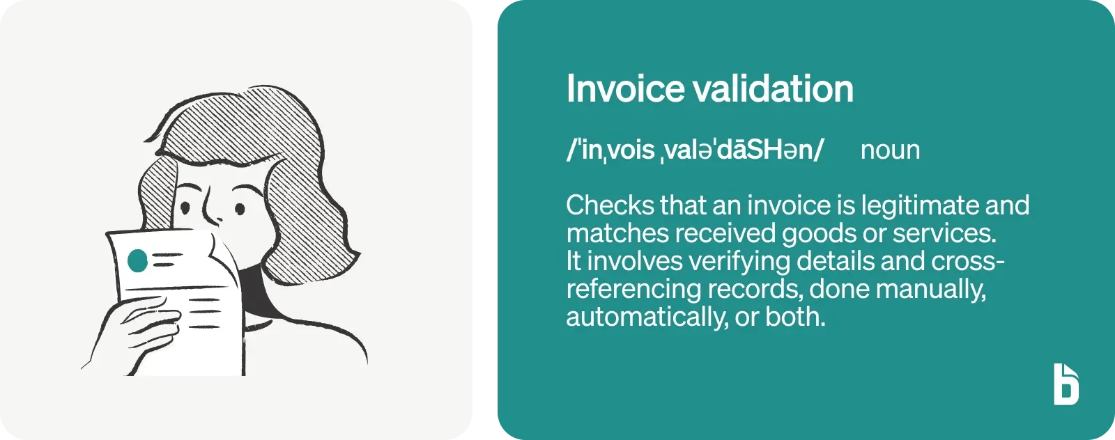 What is invoice validation?